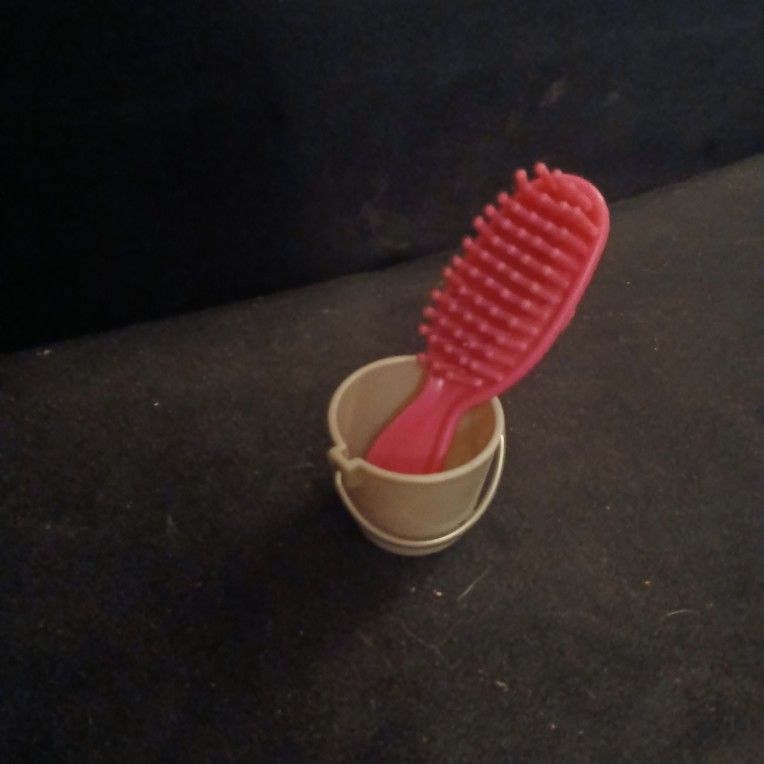Bucket And Hair Brush