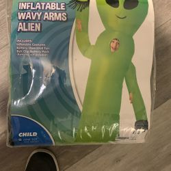 Kids Halloween Costume Inflatable Alien Brand New 