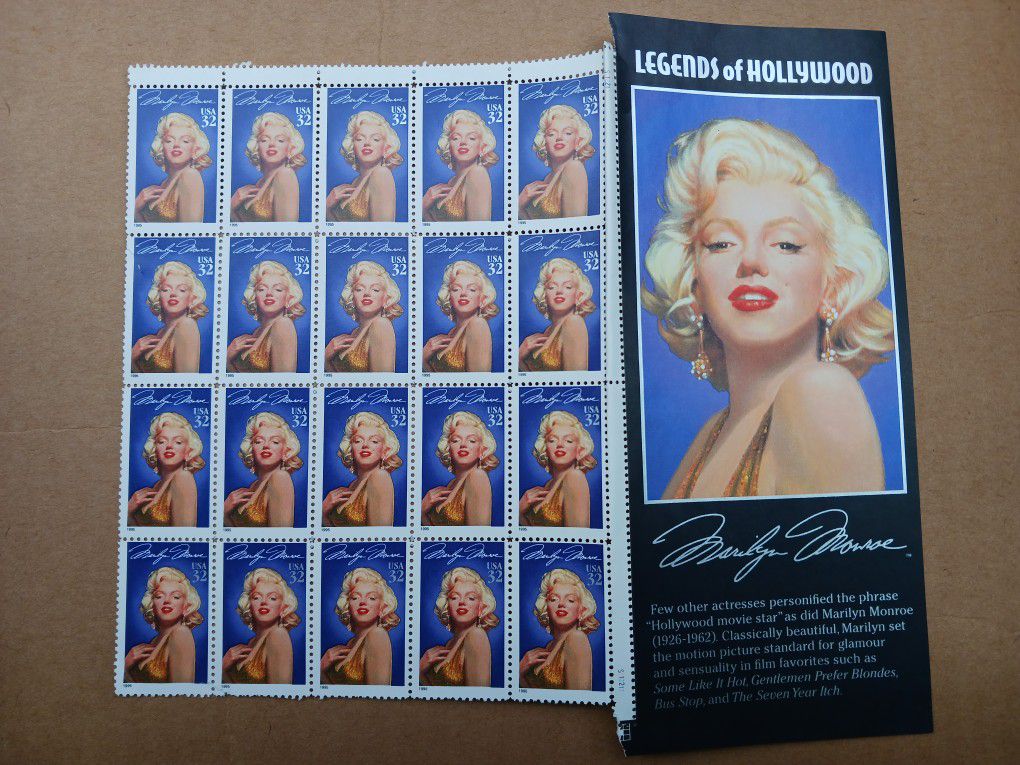 Marilyn Monroe Stamps Elvis Stamps