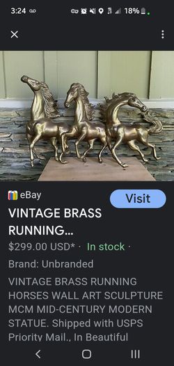 Solid Brass Wall Hanging Thumbnail