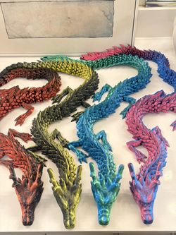 Large 3D Printed Dragon Toy WHOLESALE