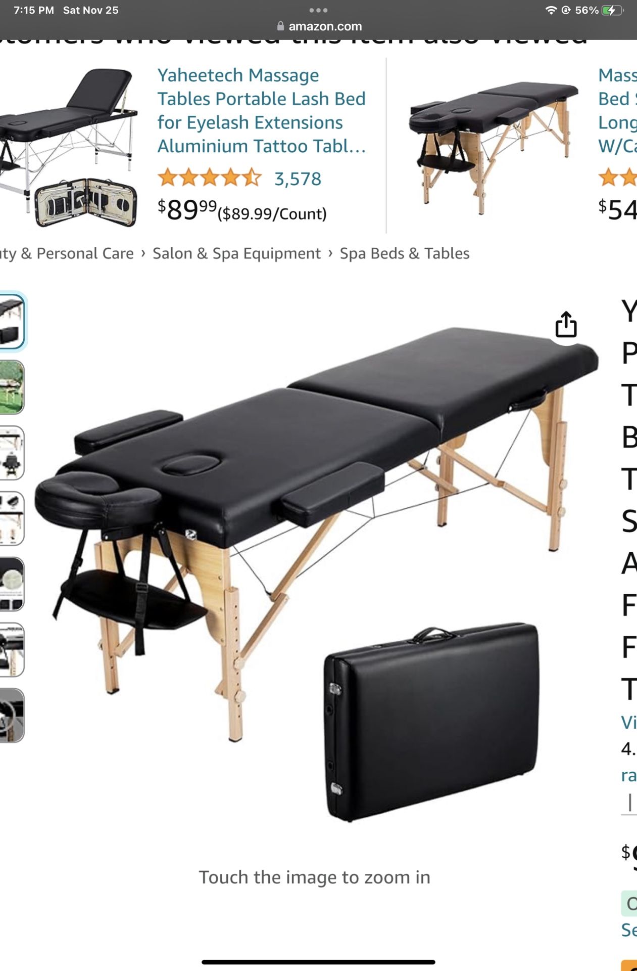 New Portable Massage Table