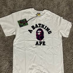 BAPE Dark Purple Cotton Tee