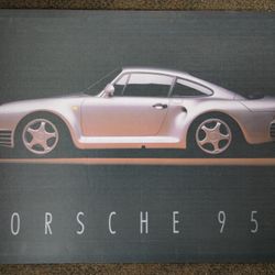 Porsche 959 fabric print w/frame, 24x18", Artgekko/Gekko Audio