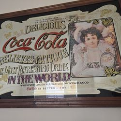 Vintage Coca Cola Wall Mirror
