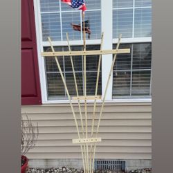 Wooden Garden Trellis Fan