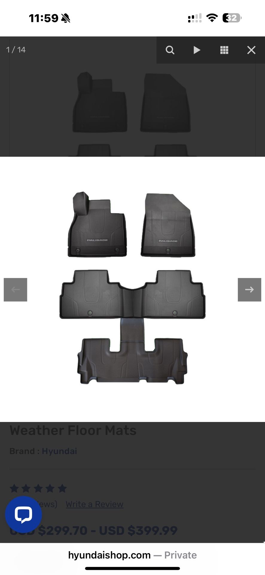 Hyundai Palisade Car Mat