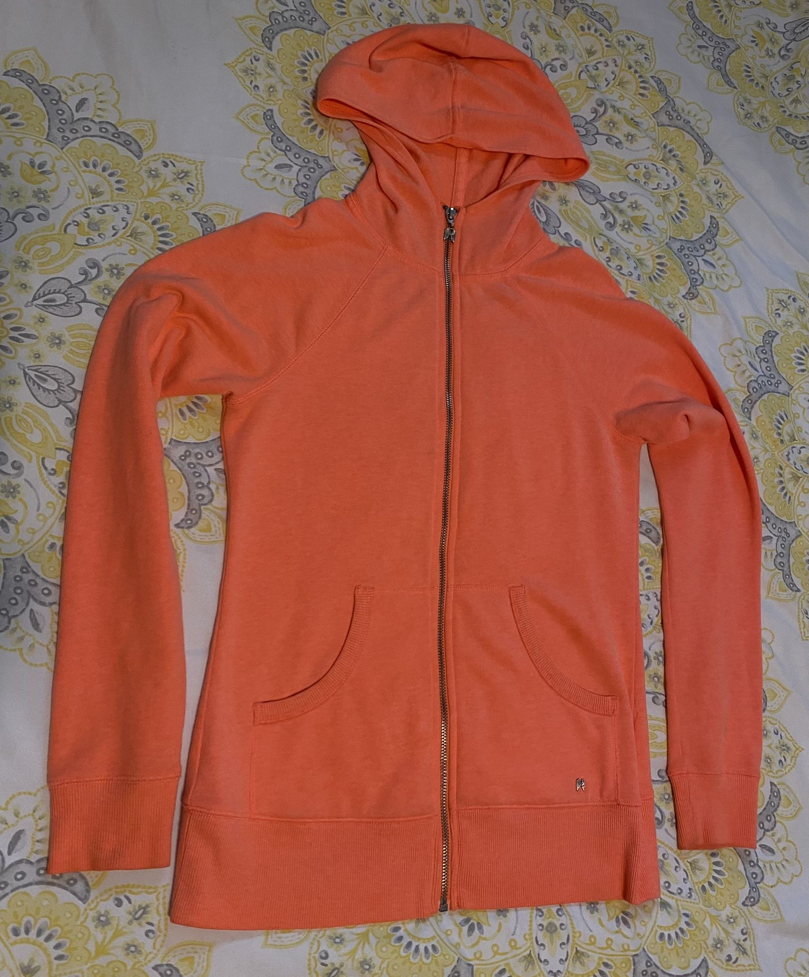 Victorias Secret Gold Pink Coral Angel Wings Hoodie