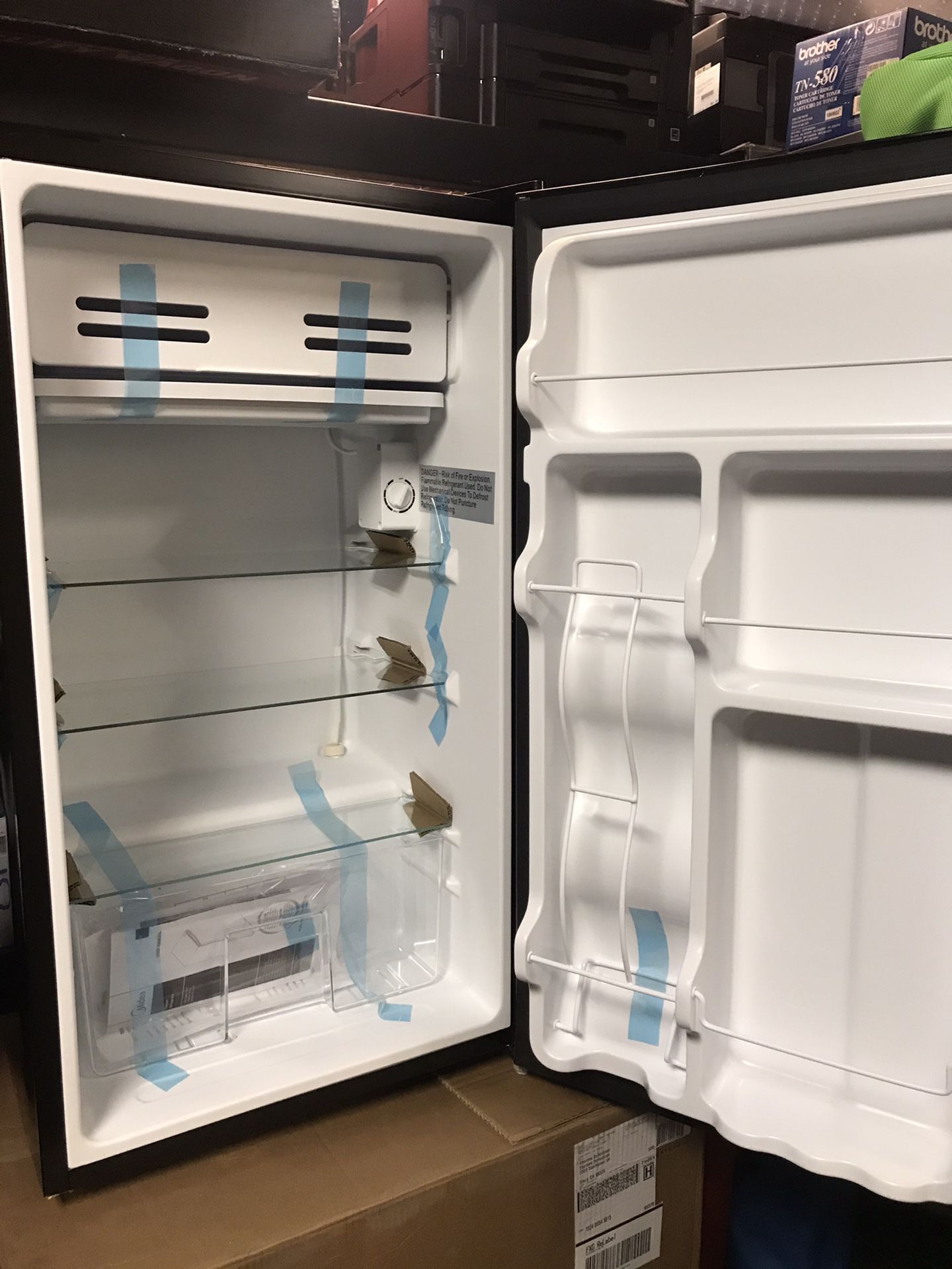New 3.3 cu. ft. Single Door Compact Refrigerator Reversible door