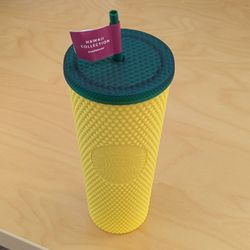 New Starbucks 24 Oz Hawaii Collection Tumbler Pineapple Coffee Cup