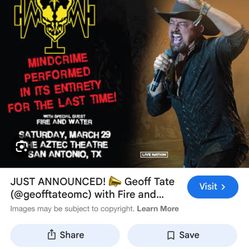 Geoff Tate Tour 2026