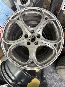 Gunmetal 19x8 Car Rims Set