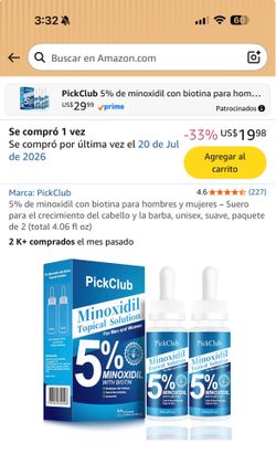 Suero para el crecimiento del cabello y la barba, unisex