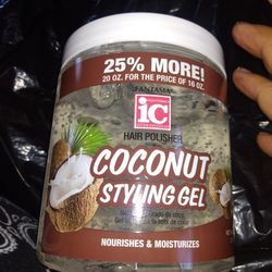 Coconut Styling Gel  Hair 