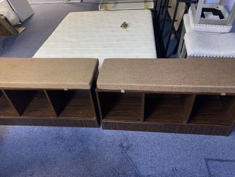2 Padded Benches 8 Feet Long 
