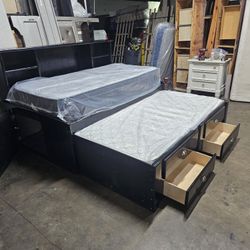 Twin Trundle Bed And Mattress 