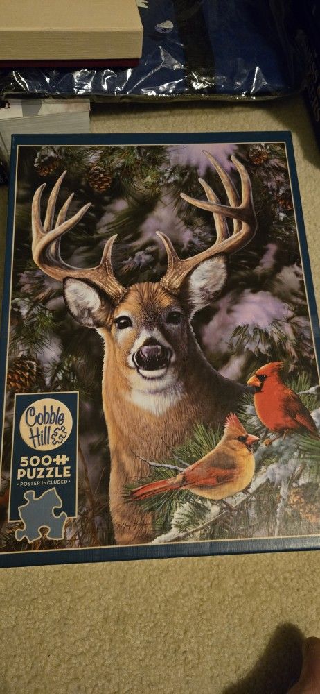 puzzle new 500 piece with poster