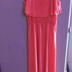 LOVELY LIGHT SALMON DRESS!