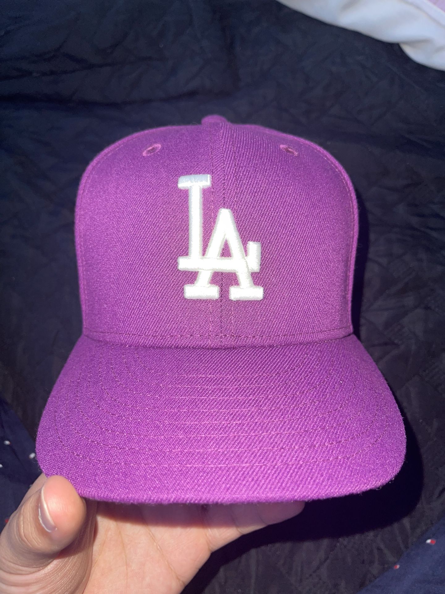 Purple Los Angeles Dodgers Hat 7 3/8 (Send Offers!)