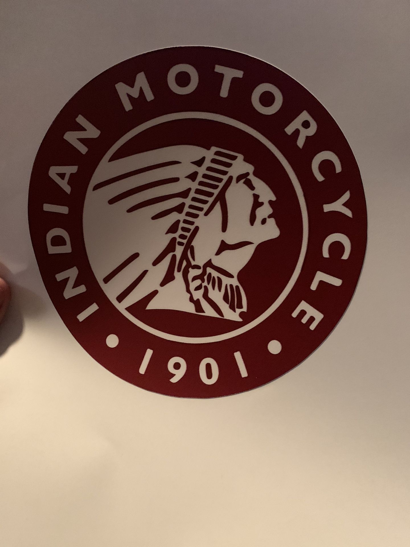 Indian motorcycle decal sticker