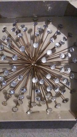 Stratton Home Decor 24 inches Acrylic Burst Wall Decor