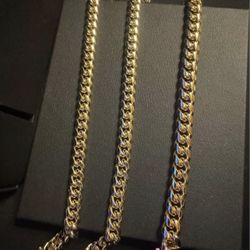 Cuban Link Chain & Cuban Link Bracelet 