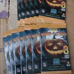 14 Packs of Panini Score-A-Treat Cards (3 cards per pack)