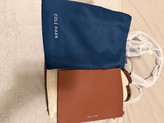 Cole Haan Leather and Canvas Handbag