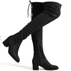 Block Heels High Boots Vital Altas