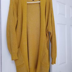 Long Cardigan Sweater Knit XS Universal Threads