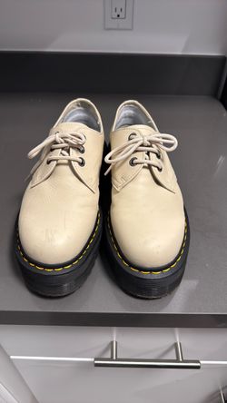 Dr. Martens Men’s 1461 2 Pisa Leather Platform 'Vintage Taupe'