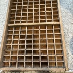 Printer's Letter Tray Or Drawer