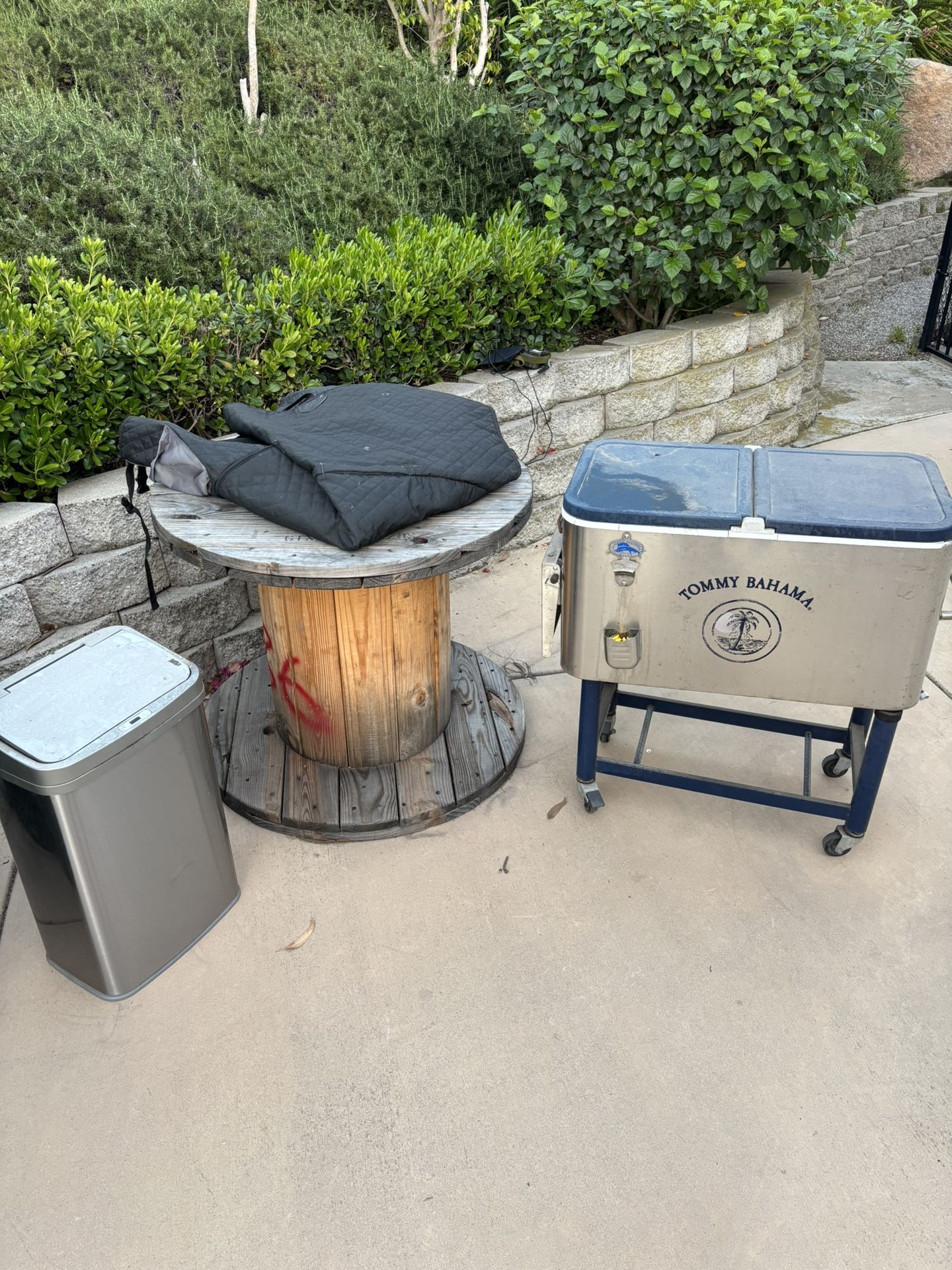Irrigation Pipe, Tommy B Cooler, Spool, Trash Can (Auto Lid Works) Must ...