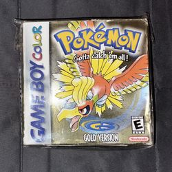 Nintendo Game Boy Color Pokemon Gold Version game
