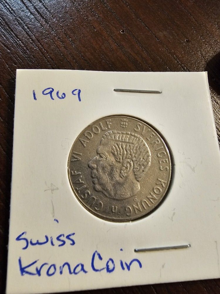 1969 Swiss Krona Coin