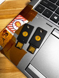 2x YubiKey 5 NFC Security Keys – Like New – Hardware 2FA – $50 Each or $90 Both