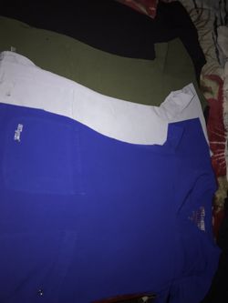 Scrub tops size XXS stretchy
