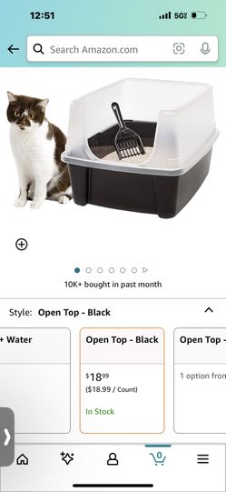 3 Used Fully Cover Litter Box For $30