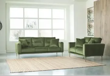 Green sofa