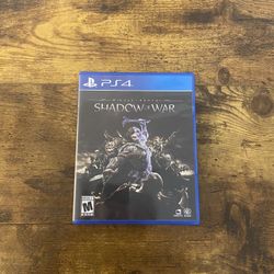 Middle-Earth: Shadow of War PlayStation 4 Original Game Disc And Case, Want Gone