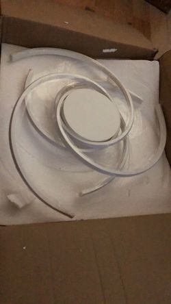 White Modern Design Selectable LED Flush Mount Ceiling Light
