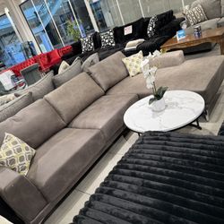 “L” Shape Sectional 🔥 Take It Home With Only $50 Down 