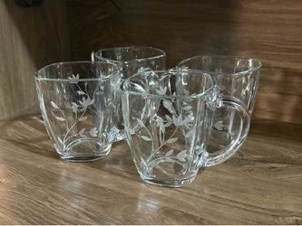 PRINCESS HOUSE clear mug 4 pc