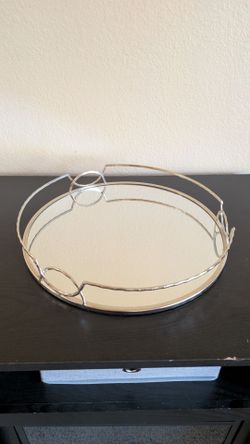 mirrored tray