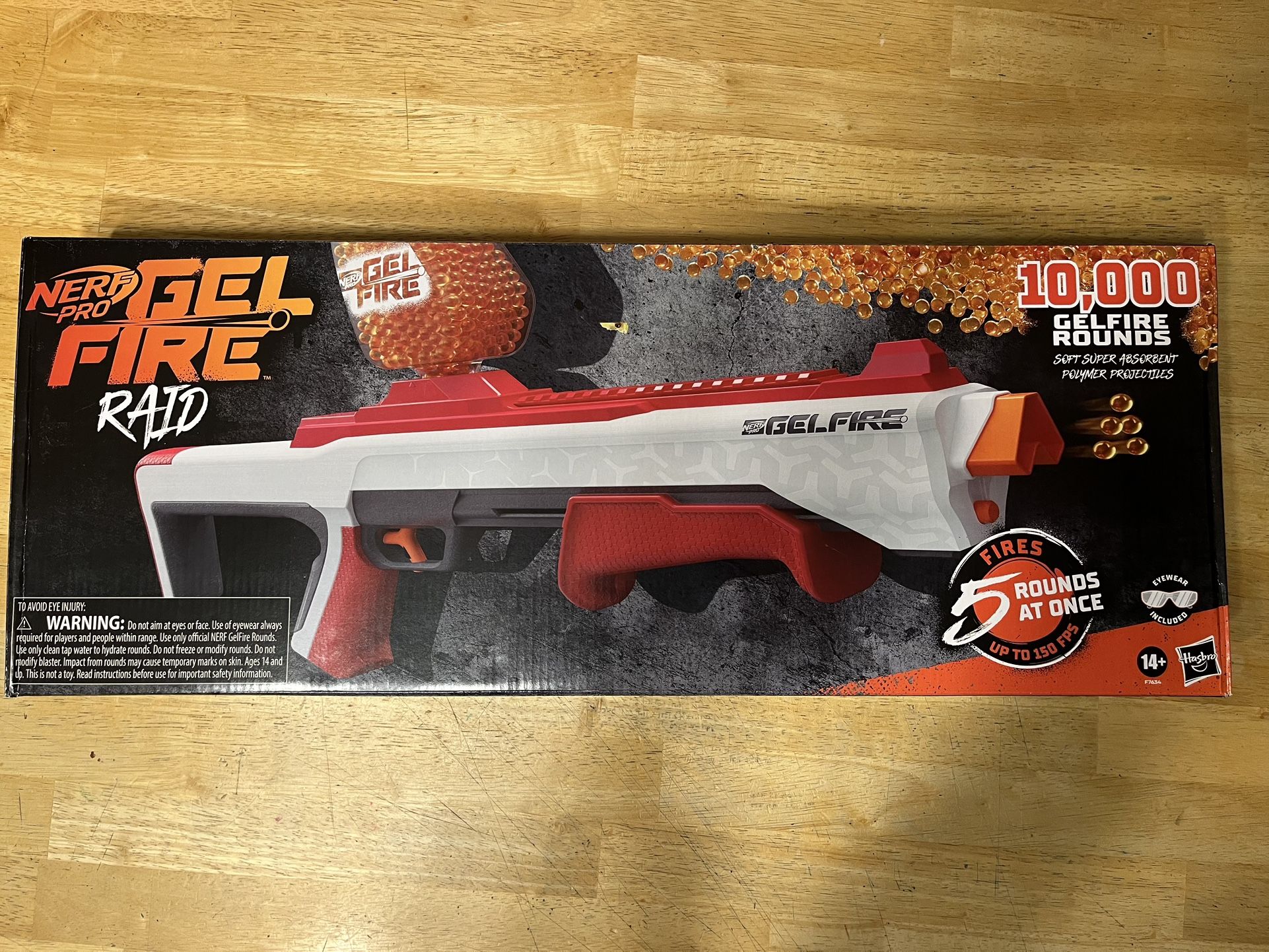 Nerf Gel fire Raid Gun New In Box