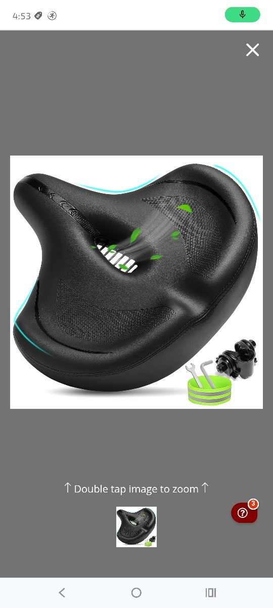 X Wide Bike Seat