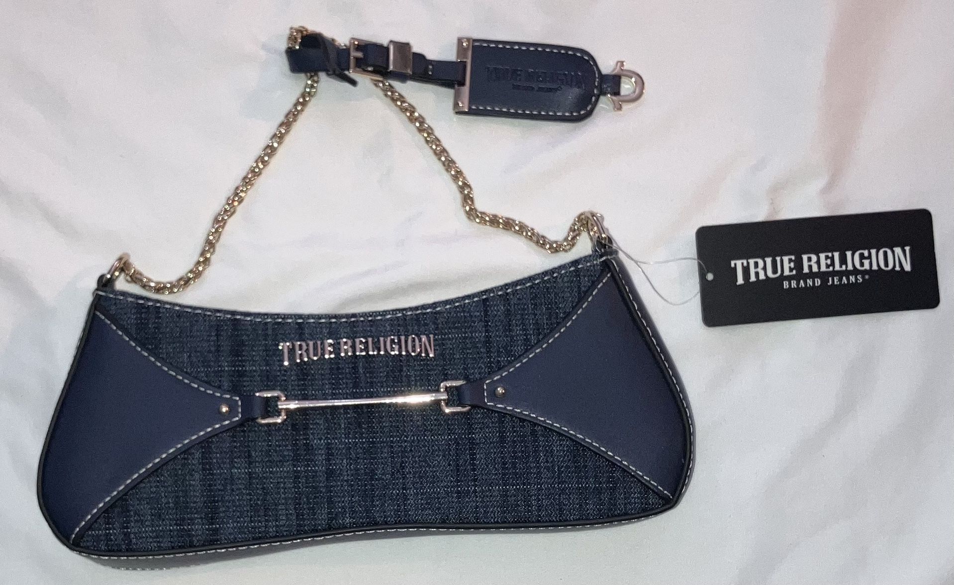 True Religion Denim Handbag/Purse