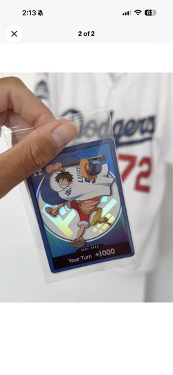 2026 ONE PIECE DODGERS MONKEY D LUFFY CARD