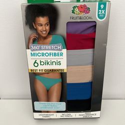 Fruit Of The Loom Bikini 6 Count  Underwear