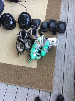 Rollerblades and protection